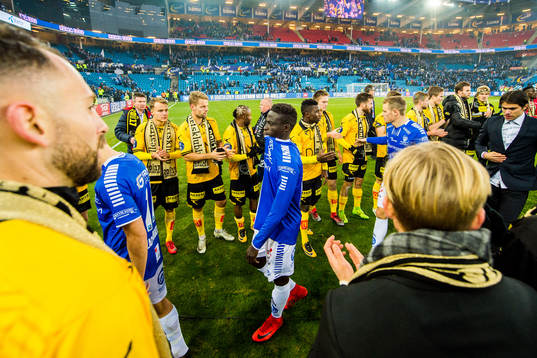 Krepin Diatta of Sarpsborg 08 looks dejected