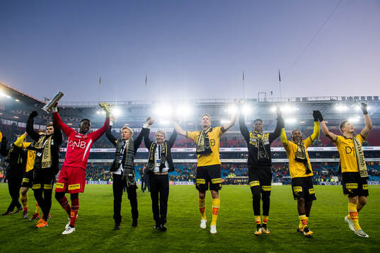 The players of Lillestrøm celebrate