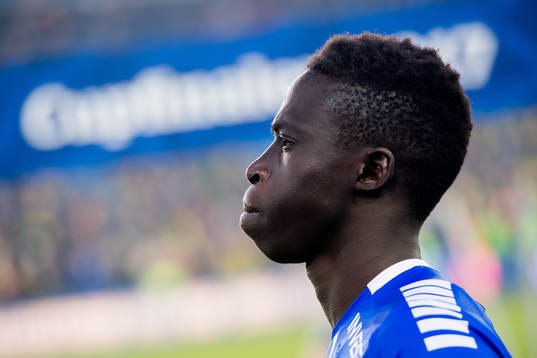 Krepin Diatta of Sarpsborg 08 looks dejected
