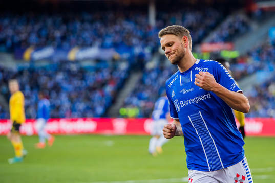 Ole Jørgen Halvorsen of Sarpsborg 08 looks dejected