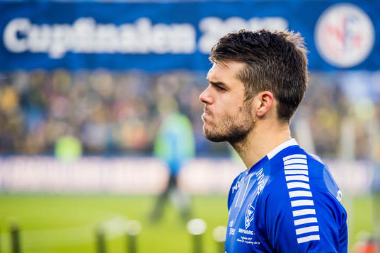 Joachim Thomassen of Sarpsborg 08 looks dejected