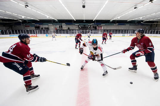 Helsingborgs Max Nylander och Victor Mångs mot Dalens Erik