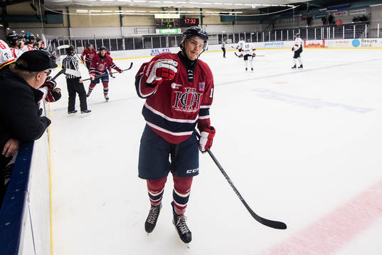Helsingborgs Kevin Eriksson jublar