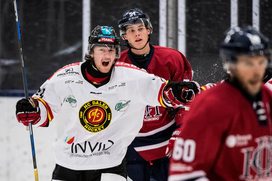 Dalens Edwin Johansson jublar