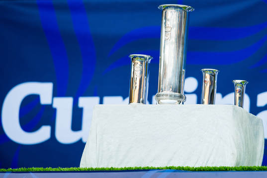 The cup trophies