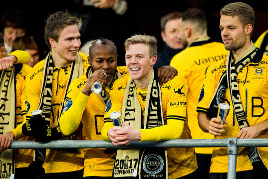 Chigozie Udoji and Erling Knudtzon of Lillestrøm