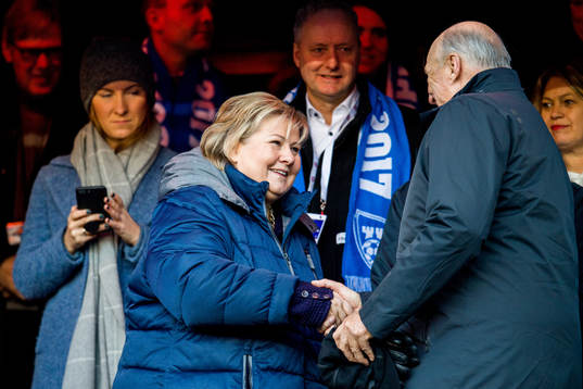 Erna Solberg, Prime Minister of Norway, and King Harald V