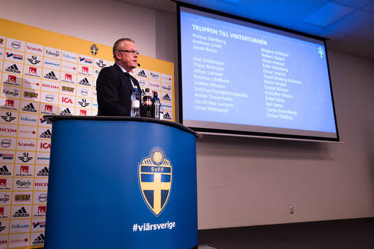 Sveriges förbundskapten Janne Andersson
