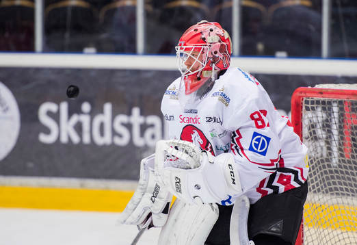 Vita Hästens målvakt Pontus Sjögren
