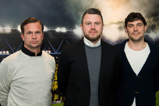 Elfsborgs nya tränartrio Tobias Linderoth, Jimmy Thelin