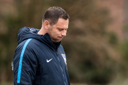 Hertha Berlins tränare Pal Dardai deppar