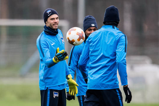 Hertha Berlins målvakt Rune Almenning Jarstein