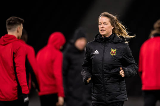 Östersunds assisterande tränare Johanna Almgren