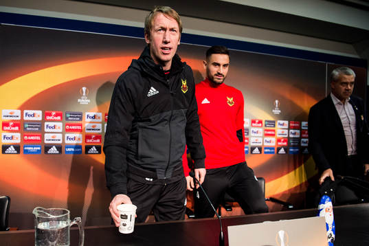 Östersunds tränare Graham Potter och Sotirios