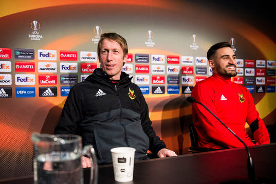 Östersunds tränare Graham Potter och Sotirios