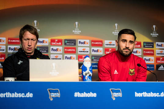 Östersunds tränare Graham Potter och Sotirios