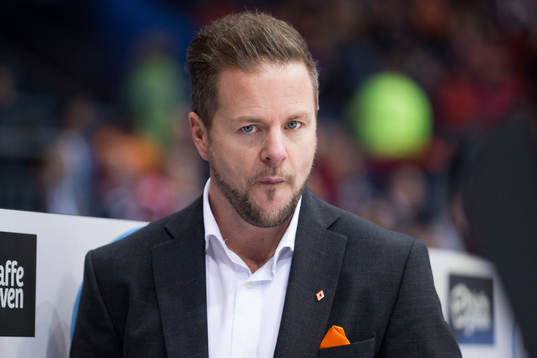 Karlskronas assisterande tränare Mikael Aaro