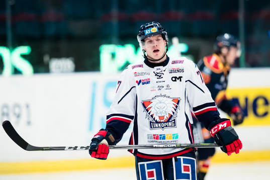 Linköpings Patrick Mullen deppar