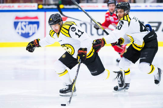Brynäs Kevin Clark och Jesper Jensen