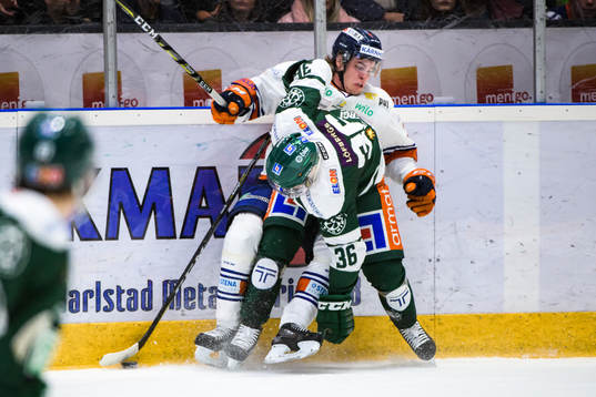 Växjös August Nilsson och Färjestads Niklas Fogström