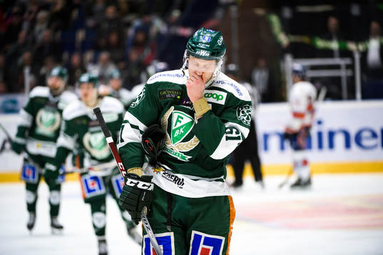 Färjestads Johan Ryno deppar
