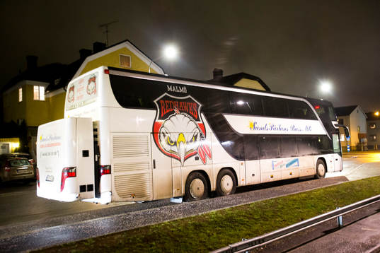 Malmö Redhawks spelarbuss