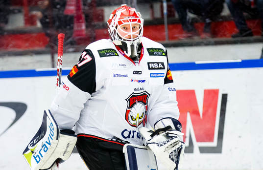 Malmö Redhawks målvakt Jonas Gunnarsson