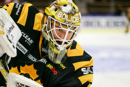 Skellefteås målvakt Gustaf Lindvall