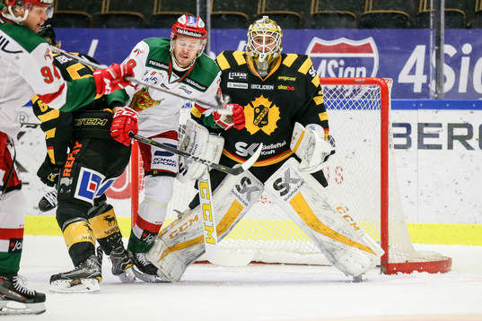 Skellefteås målvakt Gustaf Lindvall