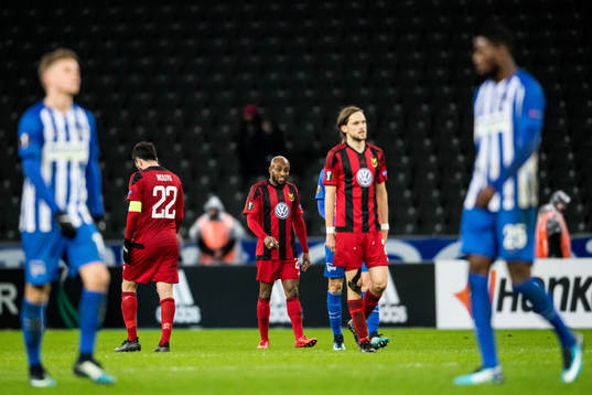 Östersunds Fouad Bachirou (m) deppar