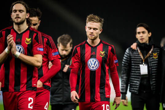 Östersunds Dennis Widgren deppar