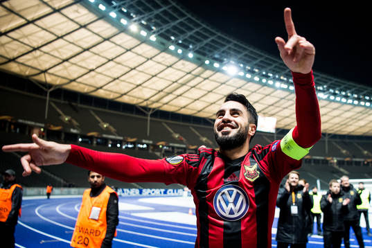 Östersunds Brwa Nouri jublar