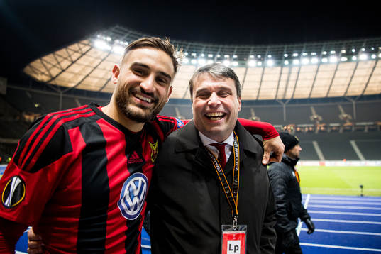 Östersunds Sotirios Papagiannopoulus och ordförande