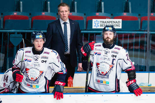 Linköpings assisterande tränare Johan Åkerman