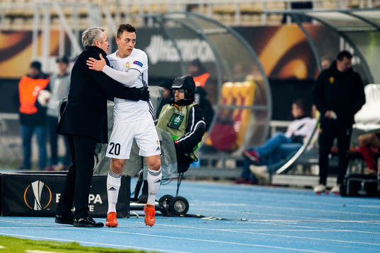 Kåre Ingebrigtsen, head coach of Rosenborg, and Alex