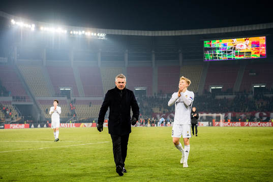 Kåre Ingebrigtsen, head coach of Rosenborg, and Birger