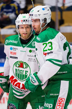 Rögles Ted Brithén och Daniel Sylwander jublar