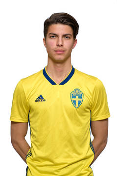 Melvin Mårtensson Almevid i P17/00-landslaget