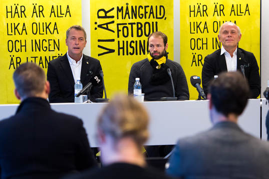 Sportchef Sonny Karlsson och Klubbdirektör Dennis