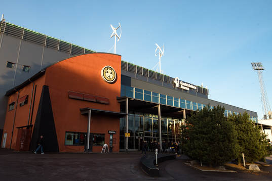 Gavlerinken Arena före ishockeymatchen i SHL mellan