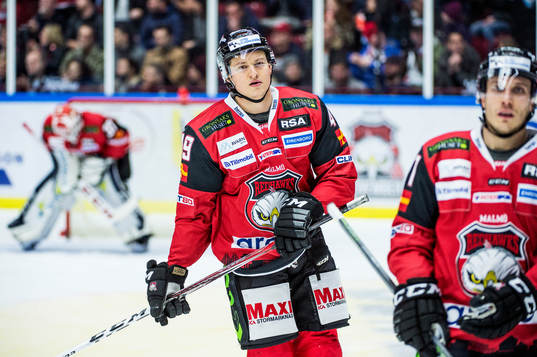 Malmö Redhawks Rhett Rakhshani jublar
