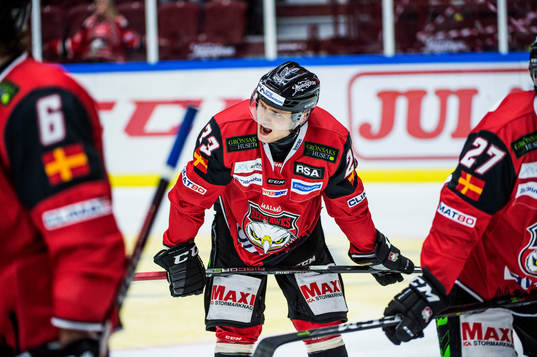 Malmö Redhawks Christoffer Forsberg deppar