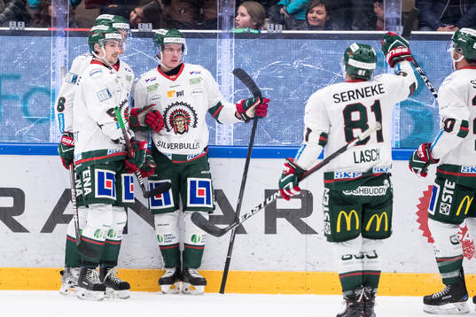Frölundas Victor Olofsson och John Nyberg Mats Rosseli
