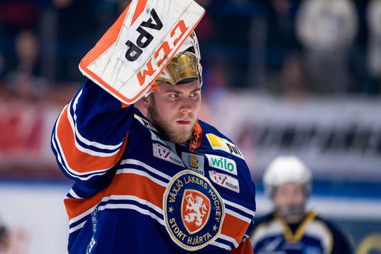 Växjös målvakt Viktor Andrén