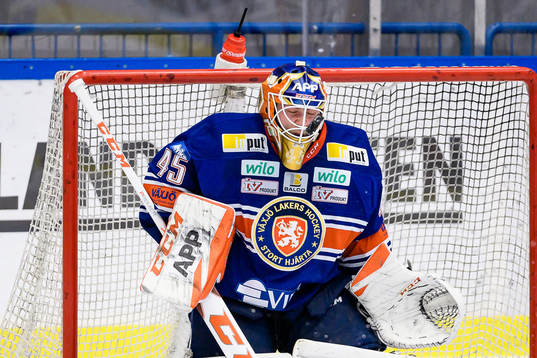 Växjös målvakt Viktor Andrén
