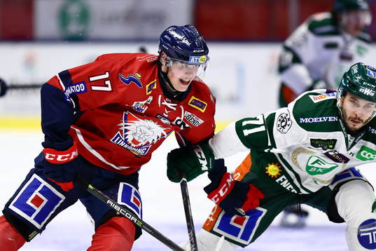 Linköpings Fredrik Karlström och Färjestads Jesse