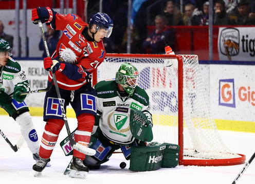 Linköpings Emil Sylvegård gör mål 4-3