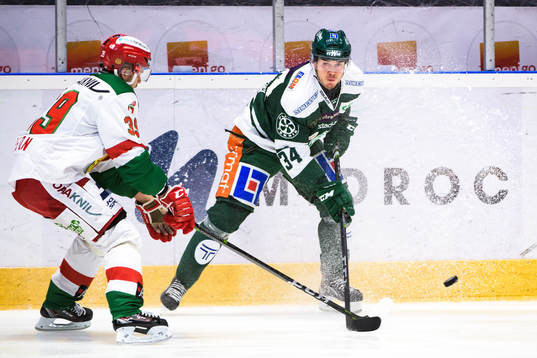 Moras Jacob Nilsson och Färjestads Michael Lindqvist