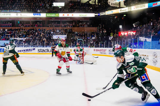 Moras Brandon Gormley och Färjestads Michael Lindqvist