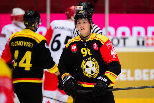 Jesper Boqvist of Brynäs looks dejected
